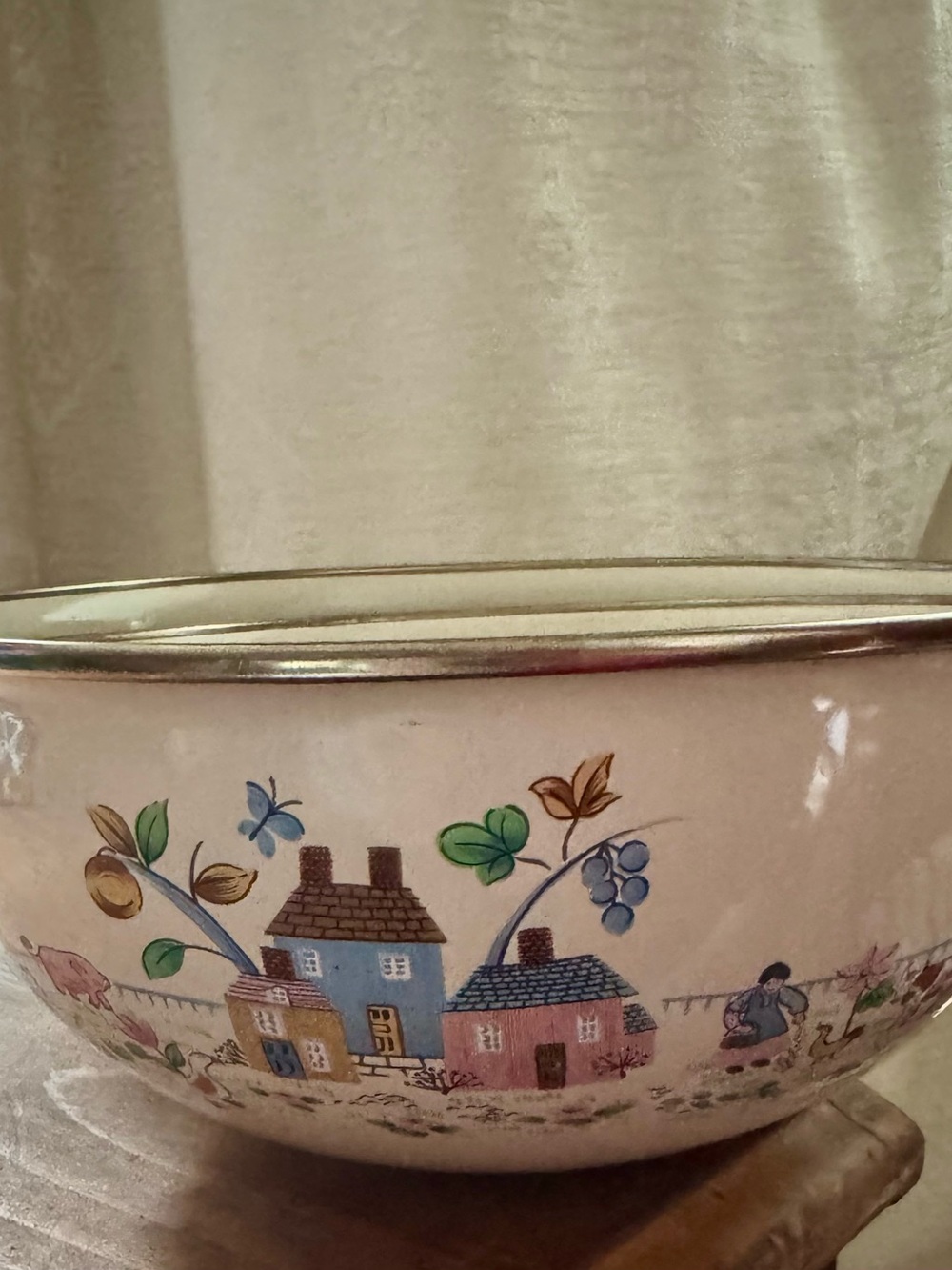 Vintage Heartland International Metal Nesting Mixing Bowls Set of 3 Enamel - Picture 2 of 5